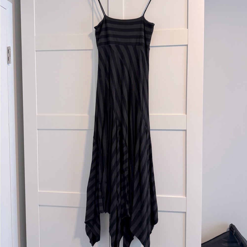 Vintage Ella Moss Striped ‘Carrie’ Maxi Dress